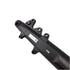 The Assembly Fork Leg LH FBlack by Polaris is a black metal component for Indian motorcycles, with multiple mounting points and an OEM Indian Polaris parts barcode sticker, displayed against a plain white background.