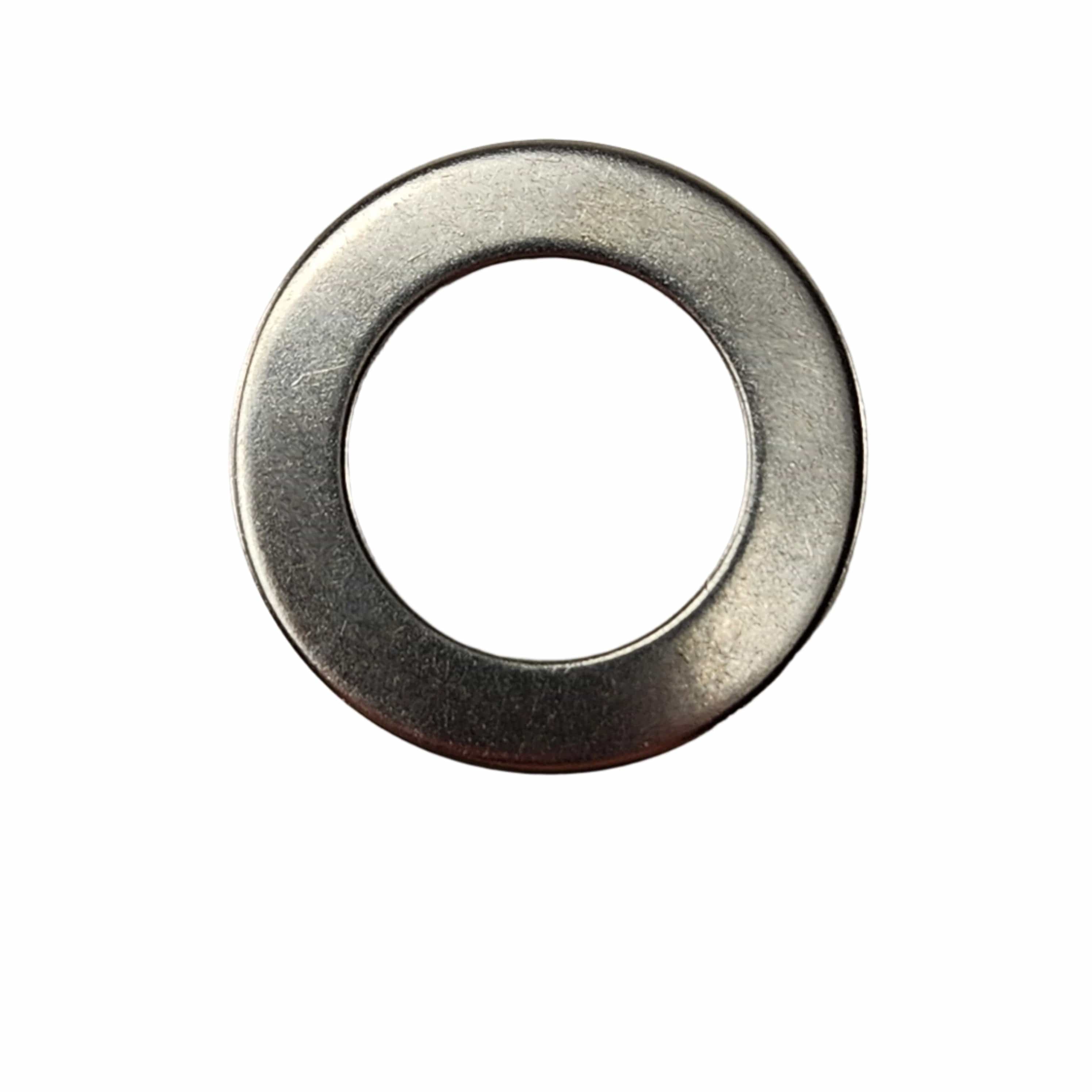 The Washer by Polaris is a circular, metallic flat washer with a center hole, commonly used as an OEM Victory Polaris part for Victory motorcycles. Shown isolated on a white background.