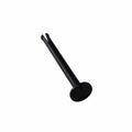 A black, cylindrical plastic Glovebox Hinge Pin by Polaris with a flat round base and notched forked tip (OEM #5439091) is shown on a white background.