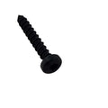 The Scr-Txph-#14X1.75 Hi/Lo Rie by Polaris is a black Phillips pan head screw with sharp threads, perfect as an OEM part for Polaris UTVs or for securing aftermarket windshields.