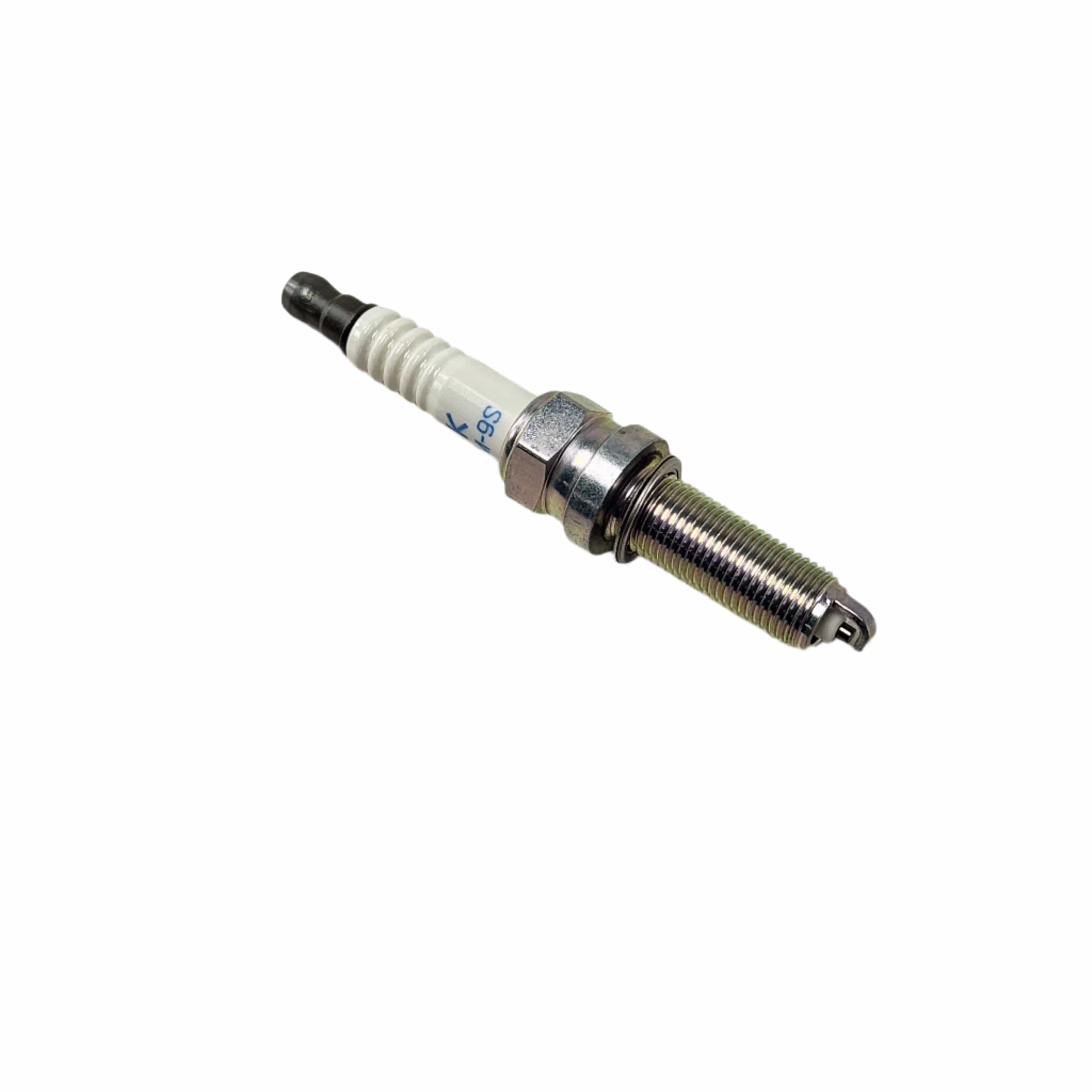 The Spark Plug (Lmar7M-9S) (Ngk) by Honda features a white ceramic insulator and threaded metal body, designed for Honda Off Road engine performance parts, shown isolated on a white background.