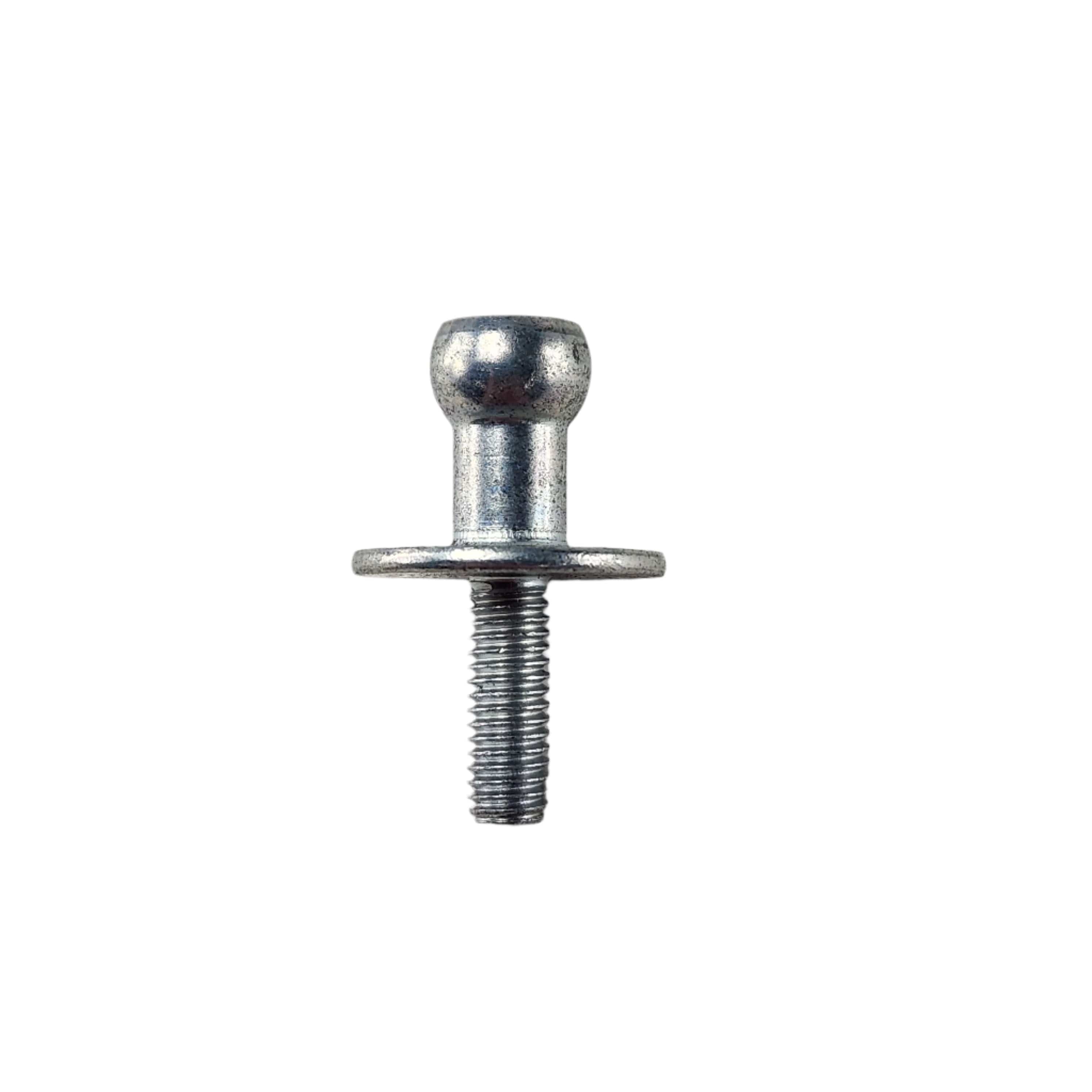A single Dart Hxfl M6 Seat Retentn 18Mm by Polaris, a metal bolt with a rounded head and threaded shaft, is positioned upright on a plain white background.