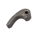 The Assembly-Weight, Shift, 35-69 (3) by Polaris is a curved metal OEM part with 35-69 stamped and a circular hole at one end, designed for Polaris UTV or ATV off-road vehicles. Shown isolated on a white background.