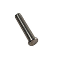 The Pivot Pin by Polaris, with a metal cylindrical body and flat wide head, is shown isolated on a white background—perfect for use in Victory motorcycle applications.