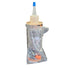 An 8oz tube of Ride On Tire Balancer and Sealant with a blue nozzle, packaged in clear plastic with extra small accessories, perfect for tire protection systems, shown against a white background.