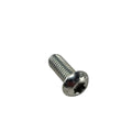 A close-up of the Torx Button Head Screw, M8X1.25X20 8.8 Zpc by Polaris, a vital OEM part used in Indian motorcycle assembly.