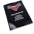 A black 2016 Polaris owner’s manual in French for the Cross Country model (Canada), featuring the Victory logo—perfect for OEM info or genuine Victory motorcycle parts details.