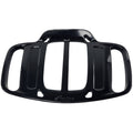 The Trunk Rack Black by Polaris features a flat, rectangular design with multiple openings and raised edges—ideal for Indian motorcycle enthusiasts seeking quality Polaris parts. Shown on a white background.