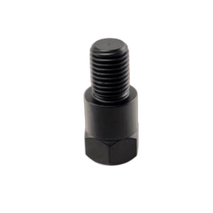 A flat black metal Nut Post Mirror from Polaris, shown upright on a white background—an ideal OEM component for Indian Polaris motorcycle parts.