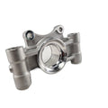 The Bracket Rear Wheel Shaft by CF Moto is a machined metal component with a central circular opening and dual cylindrical ends, perfect for UTV off-road accessories or as an OEM replacement part. Shown isolated on white.