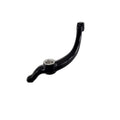 The Pedal-Shifter Mid Black by Polaris is a genuine Indian motorcycle OEM part—a black, curved metal lever with a silver circular opening in the center, shown on a white background.