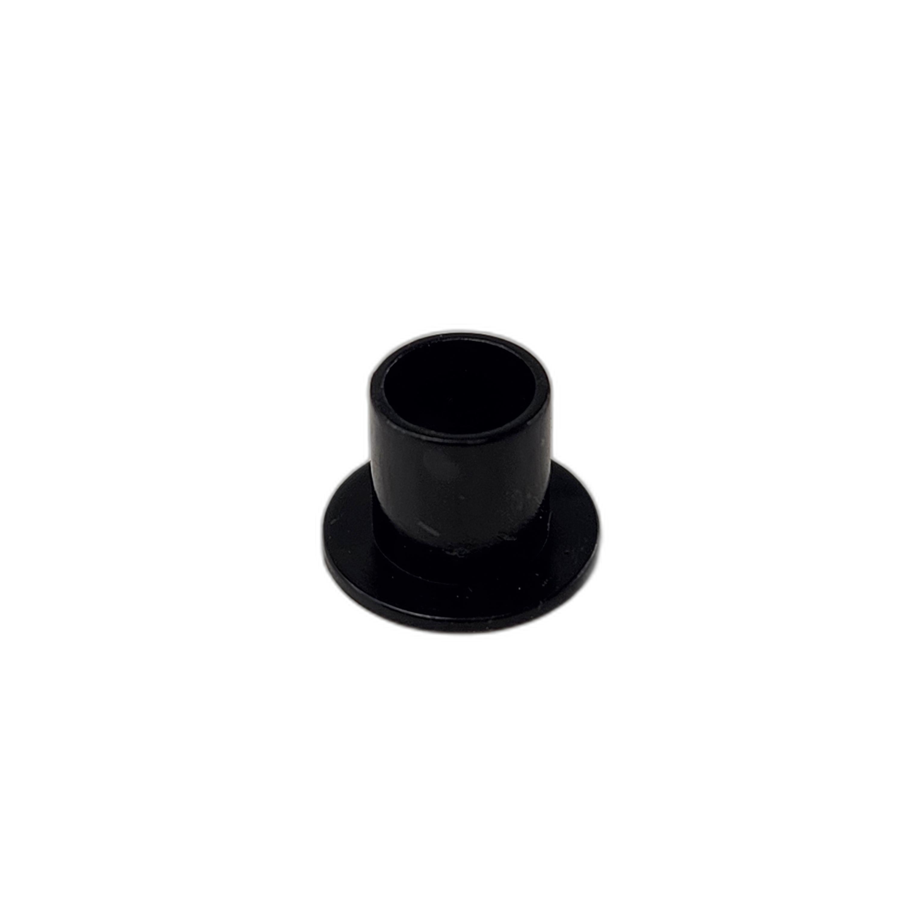 The Bushing by CF Moto is a small black cylindrical part with a wide flange at the base, shown upright on a white background—perfect for CF-Moto UTV and ATV off-road applications.