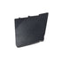 A dark gray, irregular Saddlebag Organizer Tray by Disruptive Misfit Solutions sits on a white surface. With angled edges and a textured finish, its perfect for organizing your Victory Cross Country motorcycle storage.