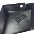 The Saddlebag Organizer Tray by Disruptive Misfit Solutions is a black plastic tray for Victory Cross Country motorcycles, featuring VICTORY embossed over a stylized V, a smooth finish, and a round hole near one corner for easy storage.