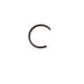 A black, metallic Circlip by CF Moto—C-shaped and perfect for off-road vehicle parts or UTV accessories—is centered on a plain white background.