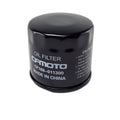 A black cylindrical Oil Filter by CF Moto labeled CF188-011300 with white caution text. This OEM part is made in China and is compatible with various CF-Moto UTV accessories.