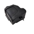 A black, rectangular plastic Protector Battery cover with a tab on one side, photographed on a white background. OEM part 700V-041701-1000. Product: Protector Battery by CF Moto for UTV.