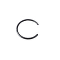 A black, circular Ring, Retaining by Polaris with a small opening, commonly used as an OEM Victory Polaris component, is shown on a white background.