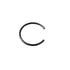 A black, circular Ring, Retaining by Polaris with a small opening, commonly used as an OEM Victory Polaris component, is shown on a white background.