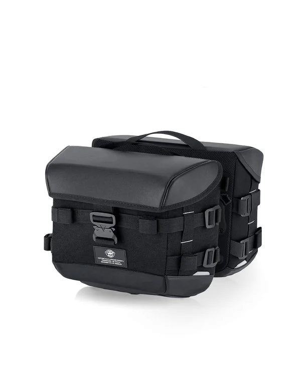 20L - Incognito Quick-Mount Small Indian Scout Bobber Twenty Saddlebags by Viking Bags