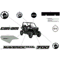 BODY - DECALS - 2023 CAN AM MAVERICK TRAIL 700