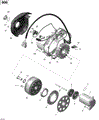 MAGNETO AND ELECTRIC STARTER OUTLANDER_04R1505 - 2015 CAN AM OUTLANDER 800R EFI