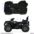BODY: DECALS GRAPHIC - 2024 POLARIS SPORTSMAN TOURING 850 48"