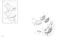 BODY - SEAT - 2018 CAN AM OUTLANDER MAX 4X4 XT 650 EFI - BRUSHED ALUMINIUM