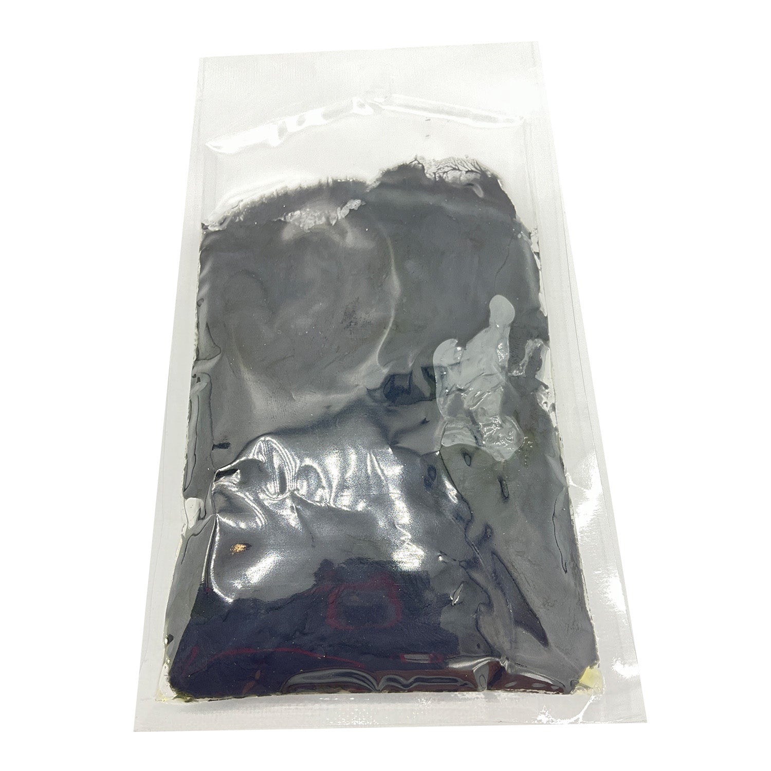 Black rubber front inner CV boot kit with clamps and grease, sealed in clear plastic packaging.