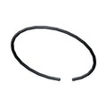 Black metal circlip with a 2.0 mm thickness and 61.7 mm diameter, open-ended ring shape.