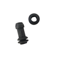 Black rubber boot and round seal gasket for Polaris motorcycle caliper assembly.