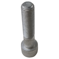 Silver metal hex socket head bolt with threaded shaft and cylindrical body.