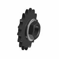A 3D-rendered black metal Drive Pulley by Polaris, featuring a hexagonal central nut and evenly spaced teeth, viewed at an angle on a white background—ideal for Polaris or Indian motorcycle enthusiasts.
