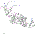 CHASSIS: FRAME - 2022 POLARIS SPORTSMAN 570 SP TRAIL