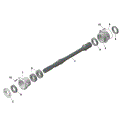 ROTAX - DRIVE SHAFT - 2025 CAN AM COMMANDER 1000R EFI XT - FIERY RED METALLIC - 64" WIDTH