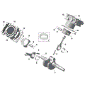 ROTAX - CRANKSHAFT AND PISTONS - 2024 CAN AM DEFENDER MAX HD10 LTD CAB - MACCHIATO SATIN - 67" WIDTH