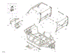 FRAME - SYSTEM - 2026 CAN AM DEFENDER MAX HD11 LONE STAR CAB - STEALTH BLACK - 65" WIDTH - (2)