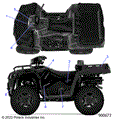 BODY: DECALS GRAPHIC - 2025 POLARIS SPORTSMAN TOURING 570 X2 EPS