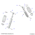 SUSPENSION: FRONT SHOCK - 2022 POLARIS SPORTSMAN TOURING 570 PREMIUM
