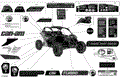 BODY - DECALS - 2022 CAN AM MAVERICK TURBO RR RS
