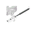 ROTAX - DRIVE SHAFT - 2026 CAN AM MAVERICK R X RS - DUSTY NAVY SATIN - 77" WIDTH