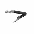 Black insulated starter cable with metal eyelet terminals on both ends.