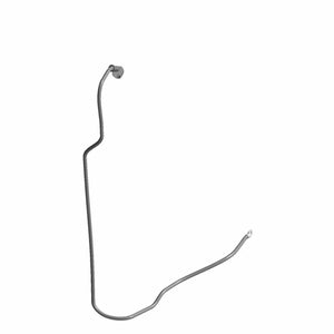 Black metal starter cable with bent and curved sections and terminal connectors at each end.