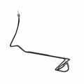 Black starter cable with metal terminals and molded connector ends for motorcycle use.