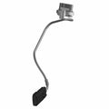 Gray flexible tachometer wiring harness with black connector and gray plug ends.