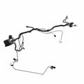 Black motorcycle wiring chassis harness with multiple connectors and integrated cables designed for Polaris cruiser models.