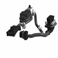 Black rear harness wiring assembly with multiple connectors and protective coverings for Polaris Ranger XP vehicles.