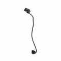 Black under seat motorcycle harness cable with two connector plugs on each end.