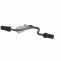 Black and gray curved steering wheel harness with connectors on both ends.