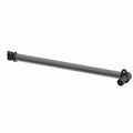 Long gray cylindrical crank position sensor with black connector and mounting bracket on opposite ends.
